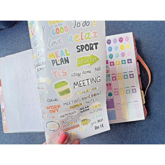 17 Month Planner ZINNIA GARDEN Aug 2025 -Dec 2026 Weekly Planning Note Page Gift - Picture 7 of 16